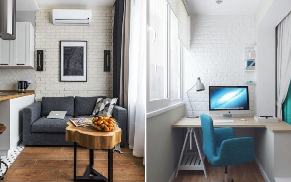 Декоративная отделка под кирпич в интерьере квартиры: 70 фото интересных идей