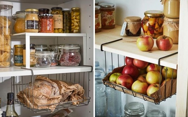 Места хранения на маленькой кухне: 14 лайфхаков для экономии пространства