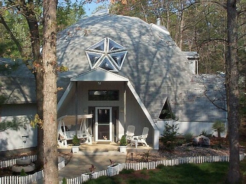 Купольные дома (сферические): геодезический купол
