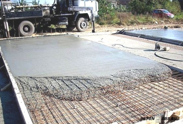 Перемешивание бетона
